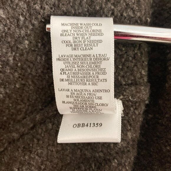 BCBGMAXAZRIA Brown Wool Button Shawl Collar Oversized Cardigan Women's XS/S Boho - Picture 5 of 6